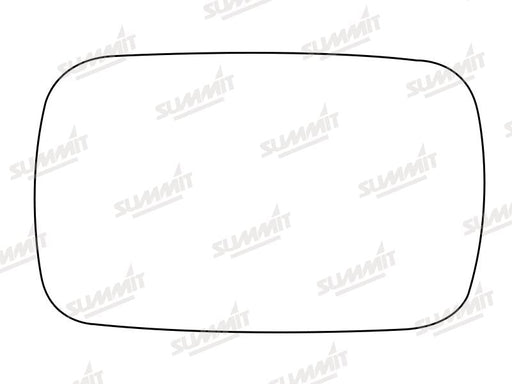 Summit Stick-On Anti Dazzle Mirror Glass fits Ford Fiesta Mk2 LHS Summit - Bars 4 Cars