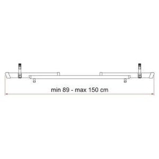 Fiamma Bikerail Quick C Black Caps 98656-369 Fiamma - Bars 4 Cars
