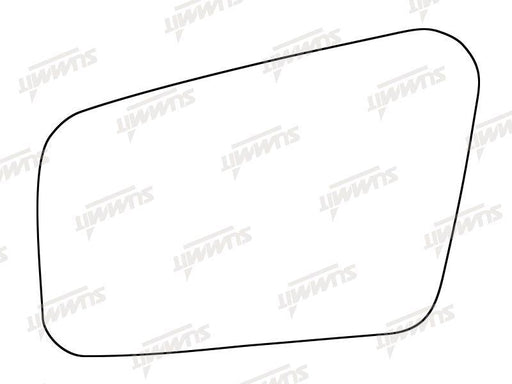 Summit Stick-On Standard Mirror Glass fits Lada Riva Samara LHS Summit - Bars 4 Cars