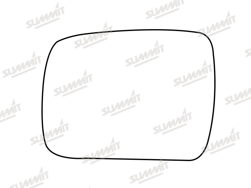 Summit Stick-On Standard Mirror Glass fits Land Rover Discovery 09 to 13 LHS Summit - Bars 4 Cars