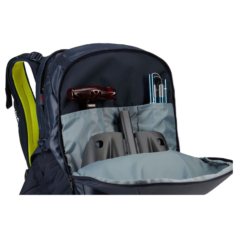 Thule Upslope 35L Removable Airbag 3.0 ready* Ski and Snowboard Rucksack Lime Punch green Thule - Bars 4 Cars