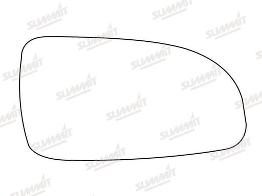Summit Non-Heated Base Plate With Standard Mirror Glass fits Vauxhall Astra 04 RHS Summit - Bars 4 Cars