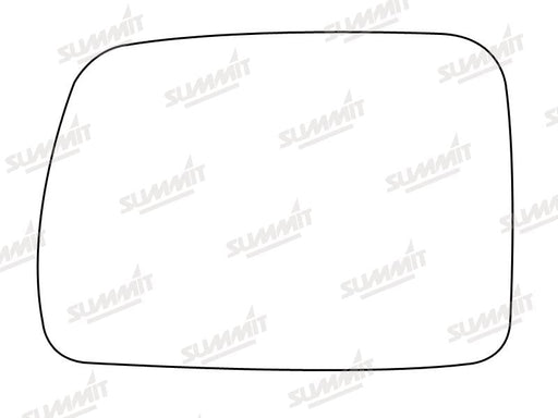 Summit Stick-On Standard Mirror Glass fits BMW X5 00 on LHS Summit - Bars 4 Cars