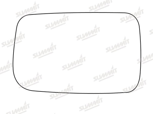 Summit Stick-On Anti Dazzle Mirror Glass fits BMW 3 Series LHS Summit - Bars 4 Cars