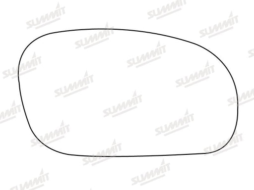 Summit Stick-On Standard Mirror Glass fits Daewoo Espero RHS Summit - Bars 4 Cars