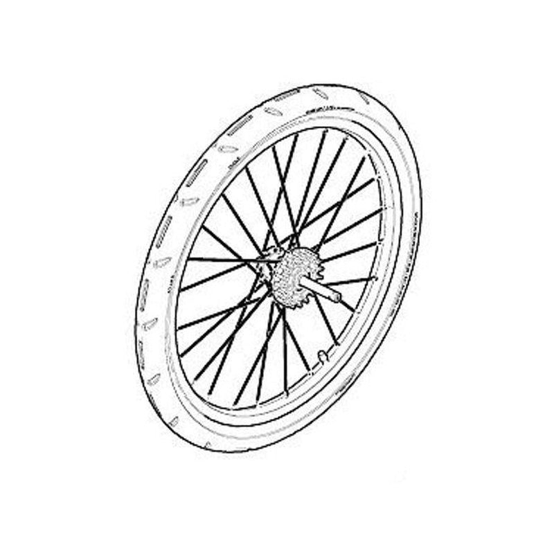 Thule Rear wheel right - Thule Courier 1500054785 Thule - Bars 4 Cars