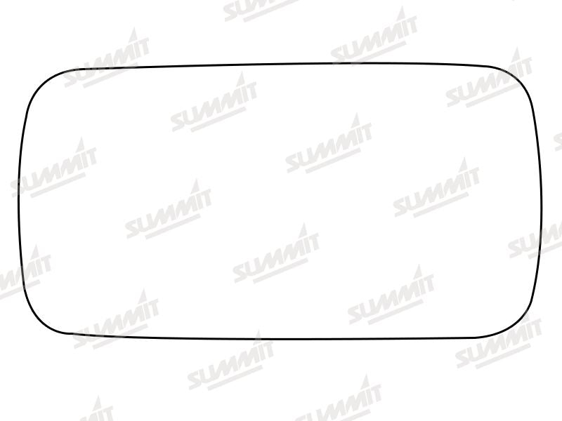 Summit Stick-On Anti Dazzle Mirror Glass fits Alfa 145 146 RHS Summit - Bars 4 Cars