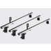 Summit Commercial 3 x Aluminium Fixed Point Roof Bars Rack 1.5m SULC-012 Summit - Bars 4 Cars
