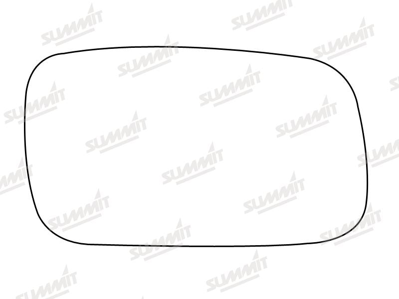 Summit Stick-On Commercial Mirror Glass fits VW Caddy to 03 Flat RHS Summit - Bars 4 Cars