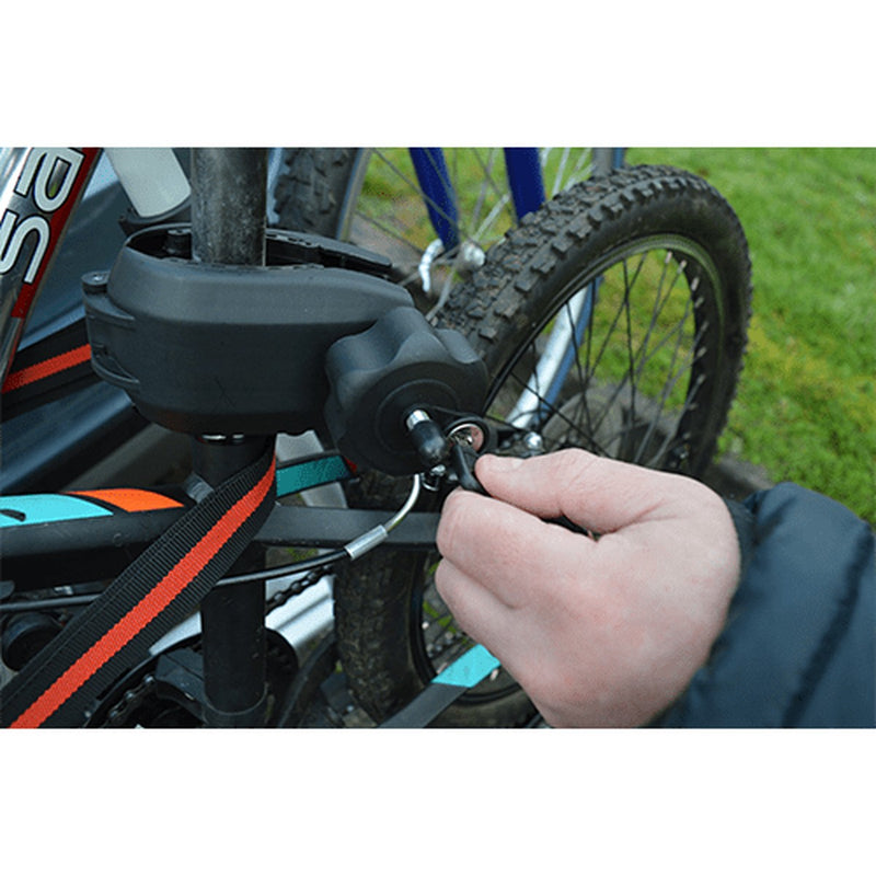 Maypole Towball Mounted Car Rear Tow Bar Cycle Holder 3 Bike Carriers 45kg Load