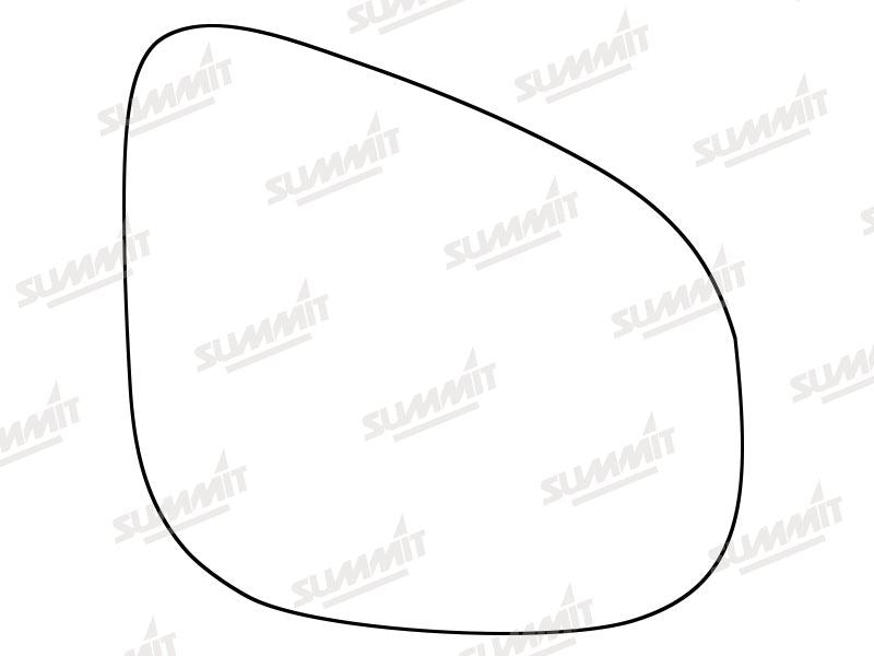 Summit Stick-On Standard Mirror Glass fits Renault Kangoo 12 on RHS Summit - Bars 4 Cars