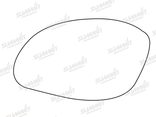 Summit Heated Base Plate With Standard Mirror Glass fits Vauxhall Vectra 99 to 02 LHS Summit - Bars 4 Cars