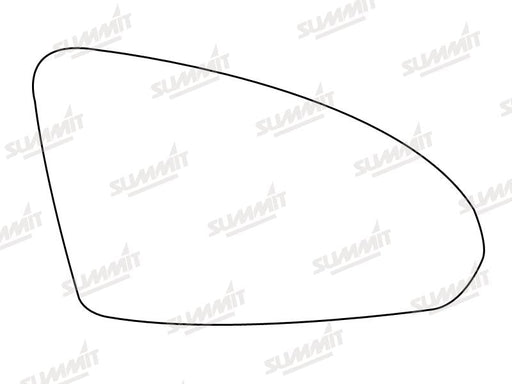Summit Stick-On Standard Mirror Glass fits Nissan Primera 02 on RHS Summit - Bars 4 Cars