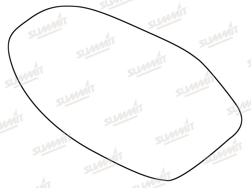 Summit Stick-On Standard Mirror Glass fits Audi A7 & RS7 RHS Summit - Bars 4 Cars