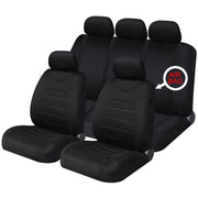 Sakura Car Seat & Headrest Covers Carnaby Black Universal Size Elasticated Hems Sakura - Bars 4 Cars