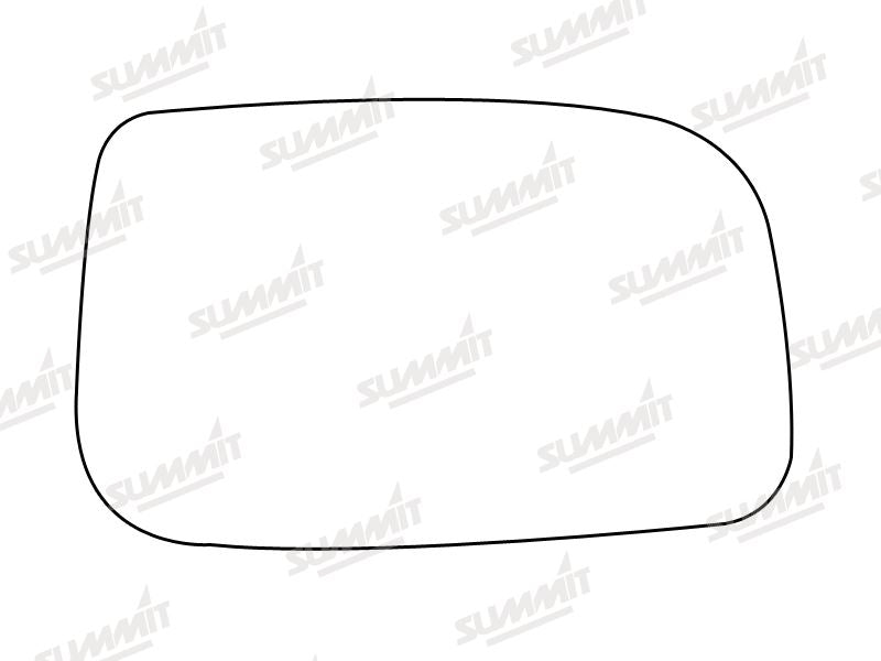 Summit Stick-On Standard Mirror Glass fits Toyota Corolla 01 on RHS Summit - Bars 4 Cars