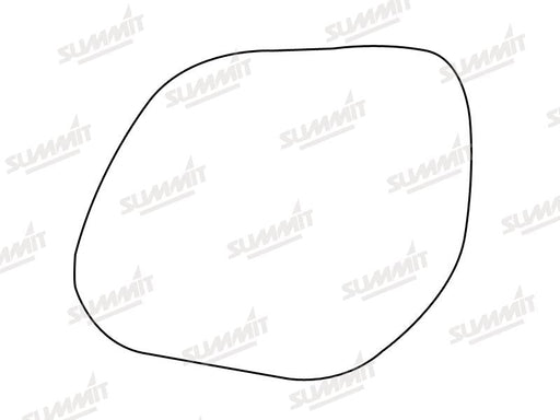 Summit Stick-On Standard Mirror Glass fits Mitsubishi Outlander 07 on LHS Summit - Bars 4 Cars
