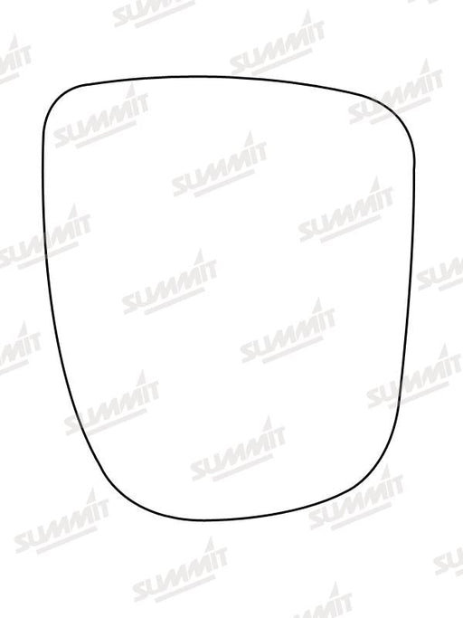 Summit Stick-On Commercial Mirror Glass fits Vauxhall Vivaro, Renault Traffic RHS Summit - Bars 4 Cars