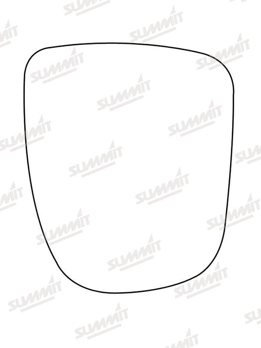 Summit Stick-On Commercial Mirror Glass fits Vauxhall Vivaro, Renault Traffic RHS Summit - Bars 4 Cars