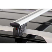 Menabo Jackson Silver Raised Rail Roof Bars (90kg Max.) Menabo - Bars 4 Cars