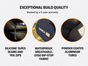 TentBox GO 2 Persone Lightweight Roof Tent 4 Season TENTBOX - Bars 4 Cars