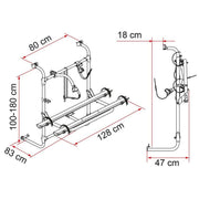 Fiamma Carry-Bike Caravan Universal (02093A76A) Fiamma - Bars 4 Cars