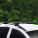 Roof Bars Rack Aluminium Black fits Vauxhall Zafira Life 2019- For Raised Rails Summit - Bars 4 Cars