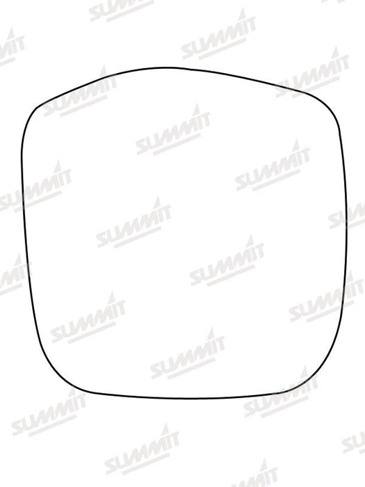 Summit Stick-On Commercial Mirror Glass fits Toyota Hi-Ace Power Van RHS Summit - Bars 4 Cars