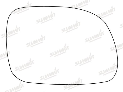 Summit Stick-On Standard Mirror Glass fits Chrysler Voyager Grand Voyager RHS Summit - Bars 4 Cars