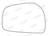 Summit Stick-On Standard Mirror Glass fits Daewoo Musso RHS Summit - Bars 4 Cars