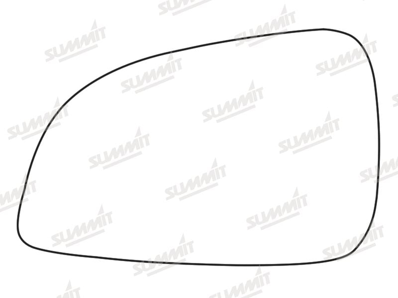 Summit Stick-On Standard Mirror Glass fits Vauxhall Astra SXi & Sri 09 to 11 LHS Summit - Bars 4 Cars
