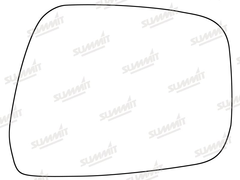 Summit Stick-On Standard Mirror Glass fits Nissan Pathfinder 09 to 12 RHS Summit - Bars 4 Cars