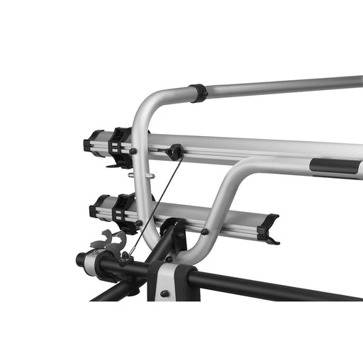 Thule Caravan Superb Short 2-bike a-frame caravan bike rack anodised gray Thule - Bars 4 Cars