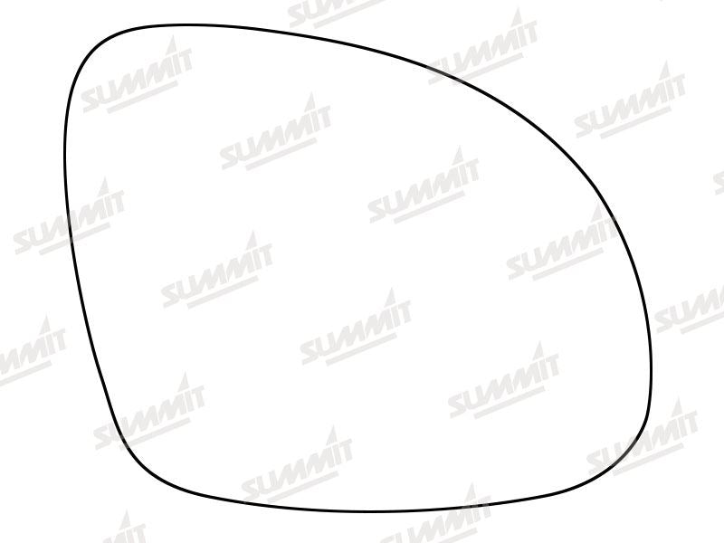 Summit Stick-On Standard Mirror Glass fits VW Tiguan 07 on RHS Summit - Bars 4 Cars
