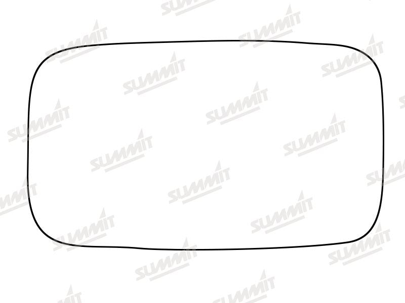 Summit Stick-On Standard Mirror Glass fits Triumph Acclaim RHS Summit - Bars 4 Cars