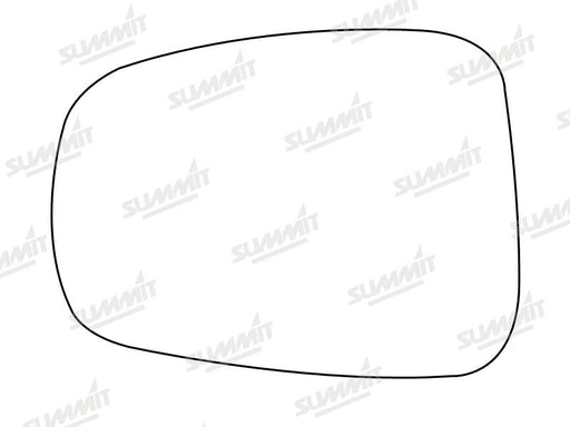 Summit Stick-On Aspheric Mirror Glass fits Citroen C8, Fiat Ulysee, Lancia Phedra Peug 807 LHS Summit - Bars 4 Cars