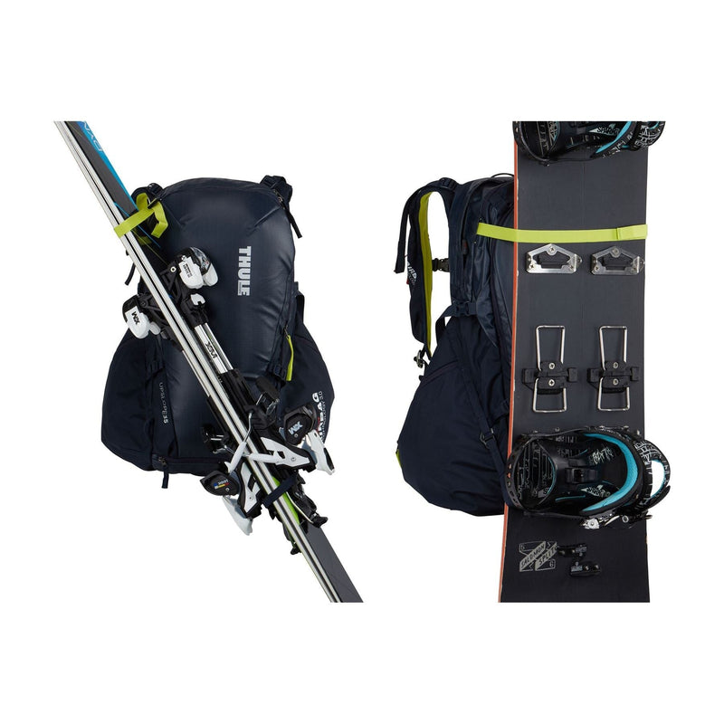 Thule Upslope 35L Removable Airbag 3.0 ready* Ski and Snowboard Rucksack Lime Punch green Thule - Bars 4 Cars