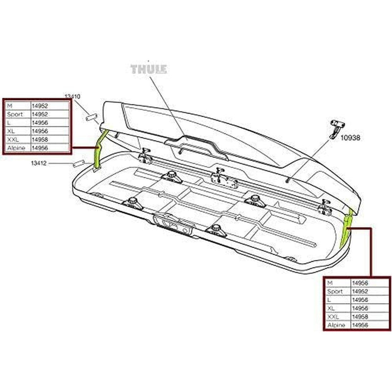 Thule Lid Lifter 1500014956 Thule - Bars 4 Cars