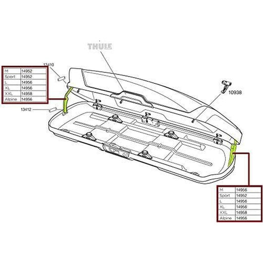 Thule Lid Lifter 1500014956 Thule - Bars 4 Cars