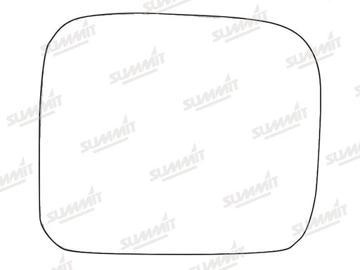 Summit Stick-On Standard Mirror Glass fits Isuzu Trooper 92 to 05 RHS Summit - Bars 4 Cars