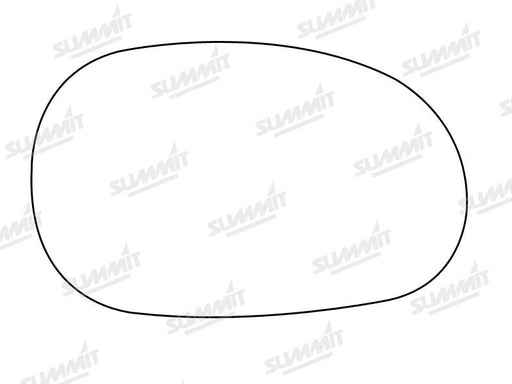 Summit Stick-On Standard Mirror Glass fits Renault Laguna RHS Summit - Bars 4 Cars