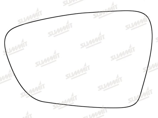 Summit Stick-On Standard Mirror Glass fits Kia Ceed 12-16 on LHS Summit - Bars 4 Cars
