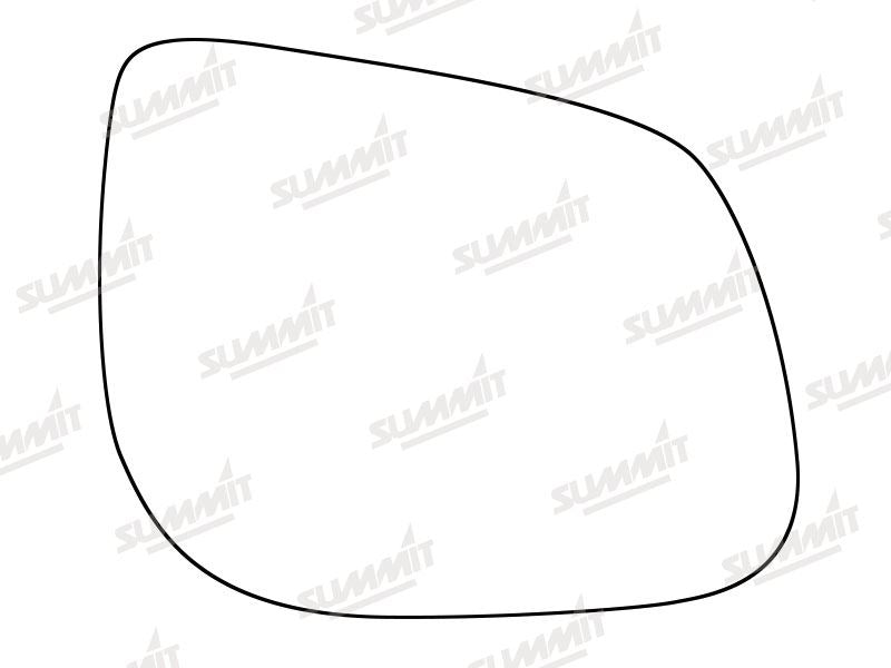 Summit Heated Base Plate With Standard Mirror Glass fits Kia Picanto 12 on RHS Summit - Bars 4 Cars