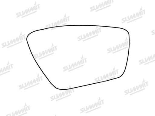 Summit Stick-On Standard Mirror Glass fits Ford KA+ 16 on RHS Summit - Bars 4 Cars