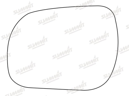 Summit Stick-On Standard Mirror Glass fits Toyota Rav 4 06 on LHS Summit - Bars 4 Cars