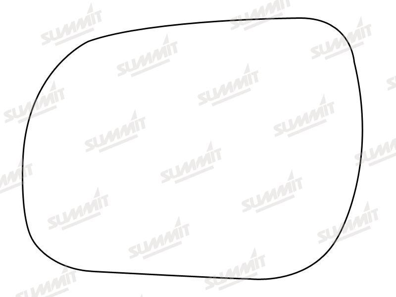 Summit Stick-On Standard Mirror Glass fits Toyota Rav 4 06 on LHS Summit - Bars 4 Cars