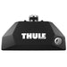 Thule 7106 Evo Foot Pack Flush Closed Rails 710600 - 4 Pack Thule - Bars 4 Cars
