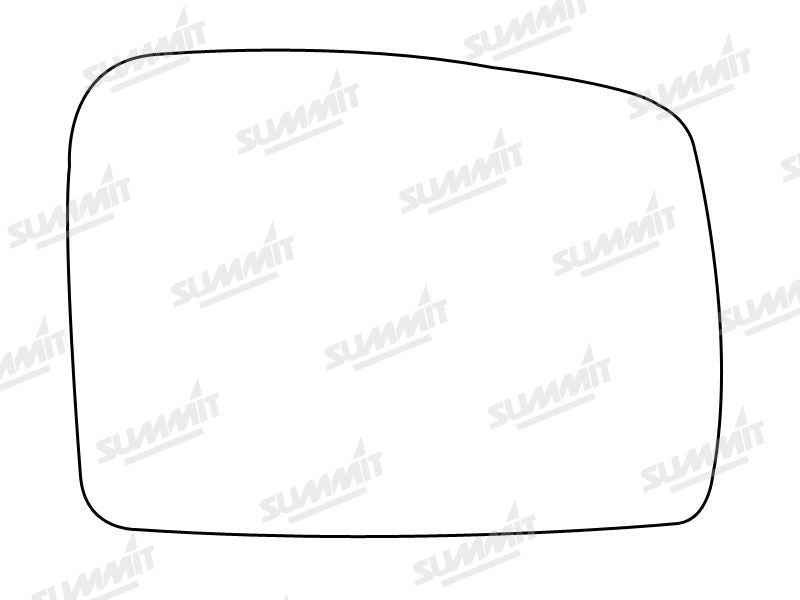 Summit Stick-On Standard Mirror Glass fits Land Rover Range Rover 08 on RHS Summit - Bars 4 Cars
