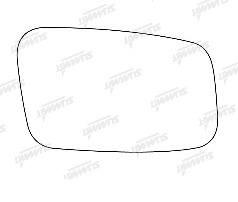 Summit Stick-On Standard Mirror Glass fits Volvo 850, S40 V40 RHS Summit - Bars 4 Cars