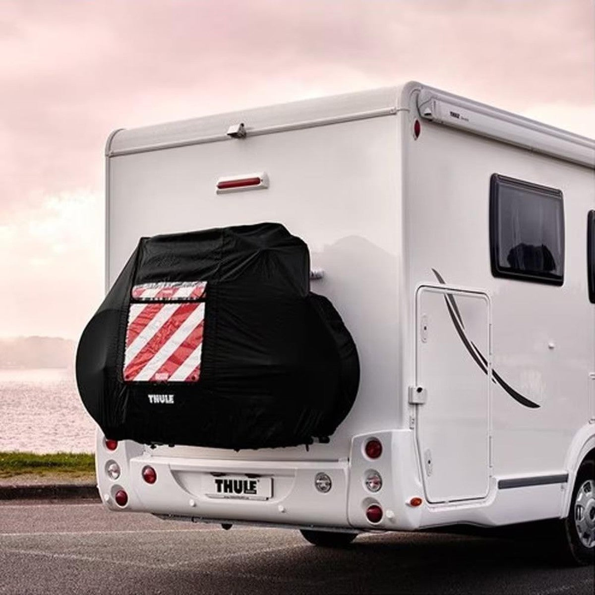 Thule 307335 2 / 3 Bike Bicycle Cover, Black for Motorhome / Campervan Thule - Bars 4 Cars